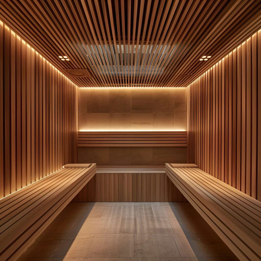 Dedicated steam facility available as part of the spa experience
