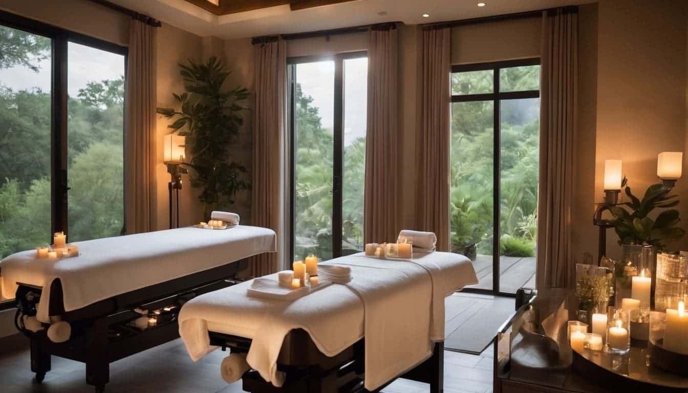 Relax — calming spa detail