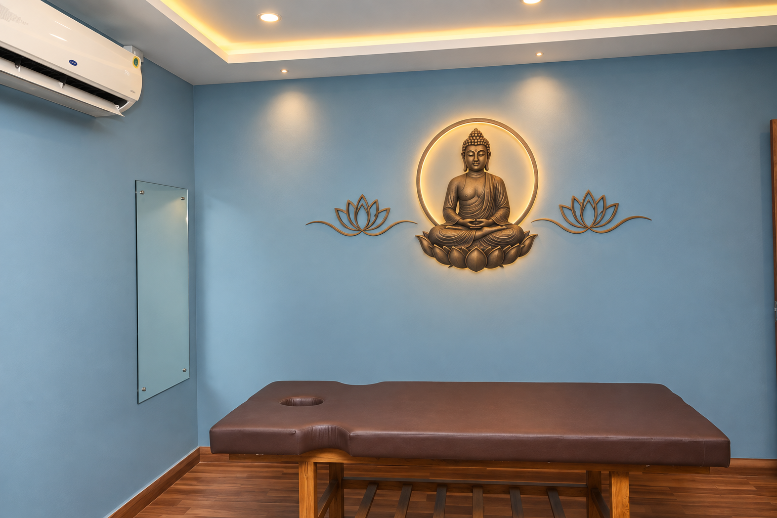 Lavender Spa Room with a gentle, calming lavender-inspired atmosphere