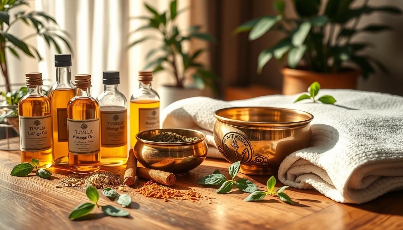 Relaxing full body spa treatment with soft natural light