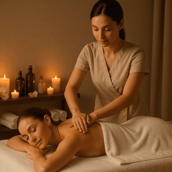 Natural herbs and oils prepared for a wellness treatment